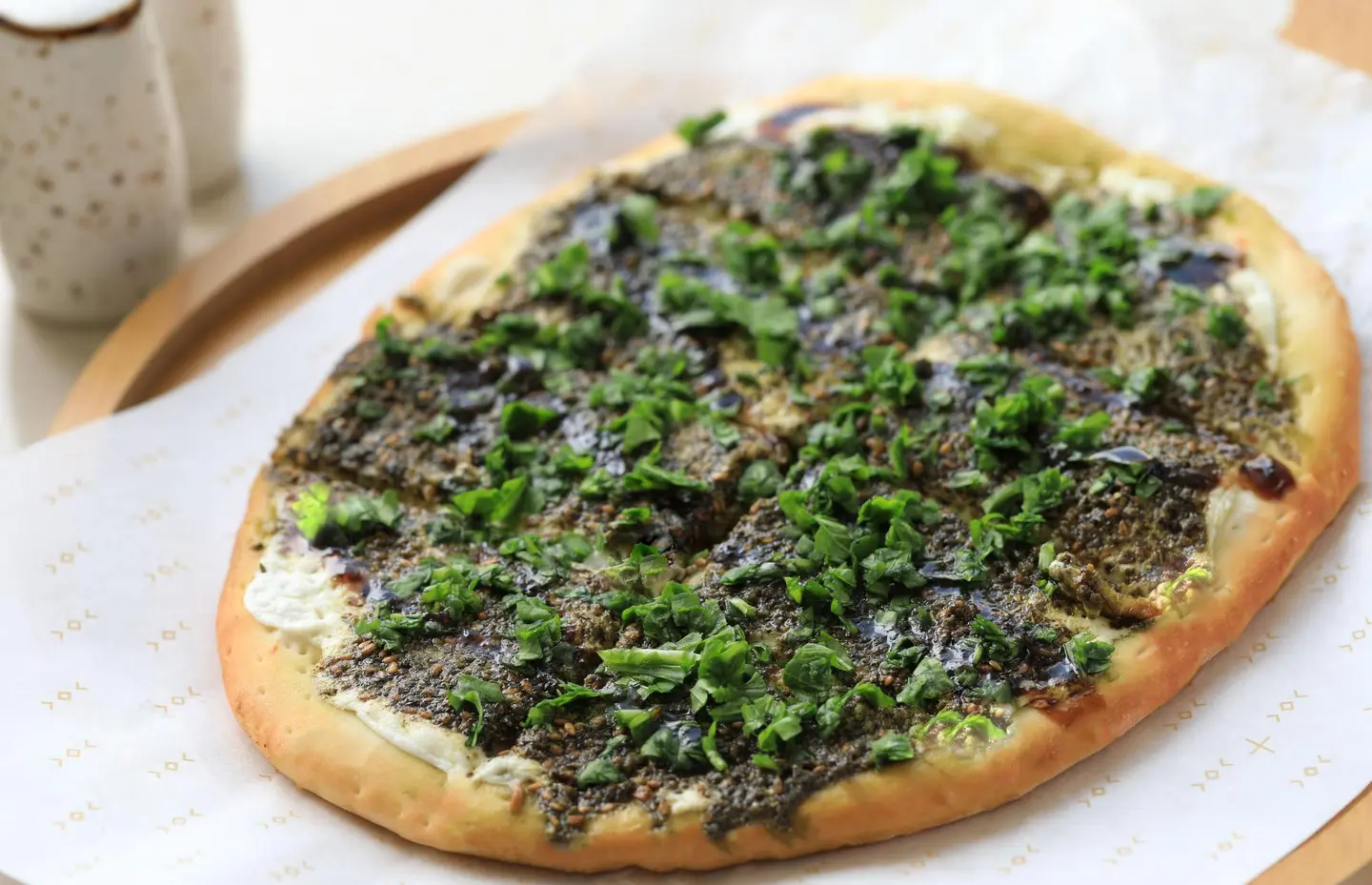 تميسة لبنه وزعتر