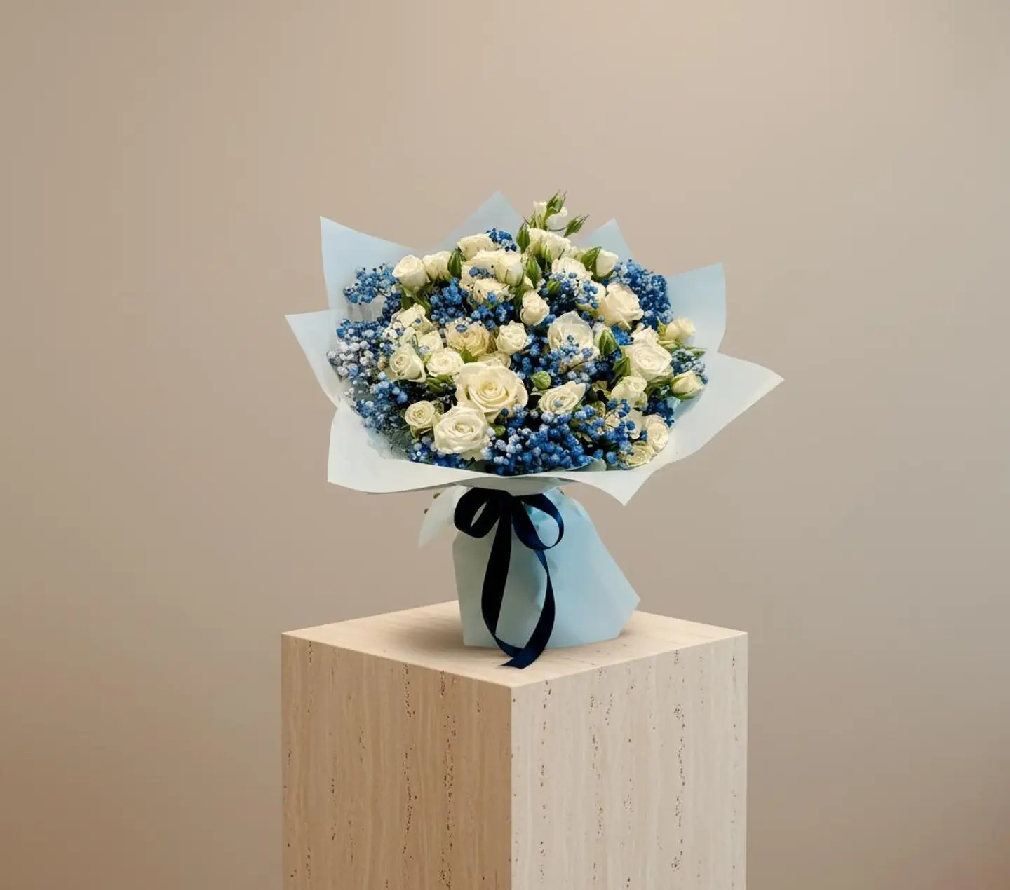 Blue Gypsum Bouquet