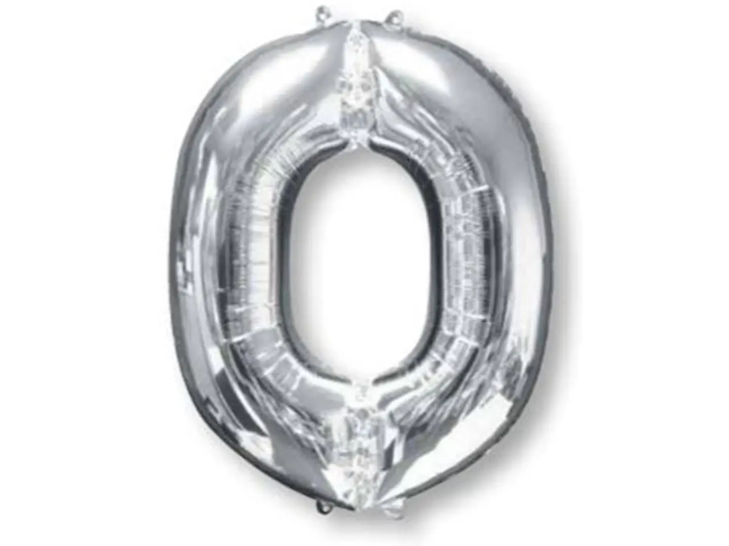 Silver Balloon Letter O