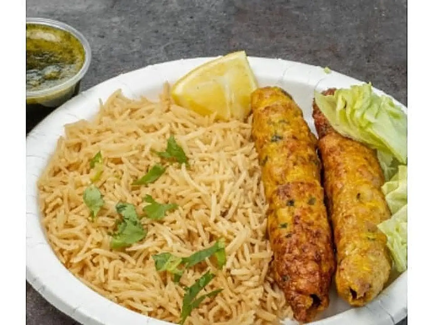 Chicken Sheekh & Rice