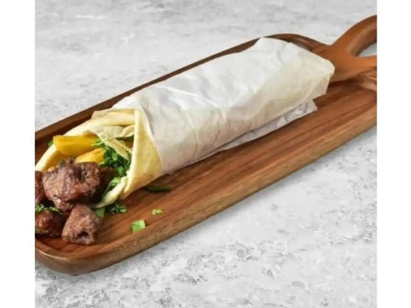 Beef Skewers Sandwich