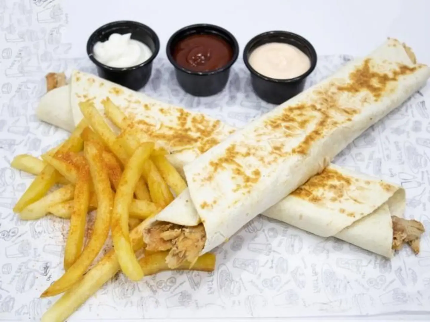 ساندوتش دجاج كبير بدون جبنة