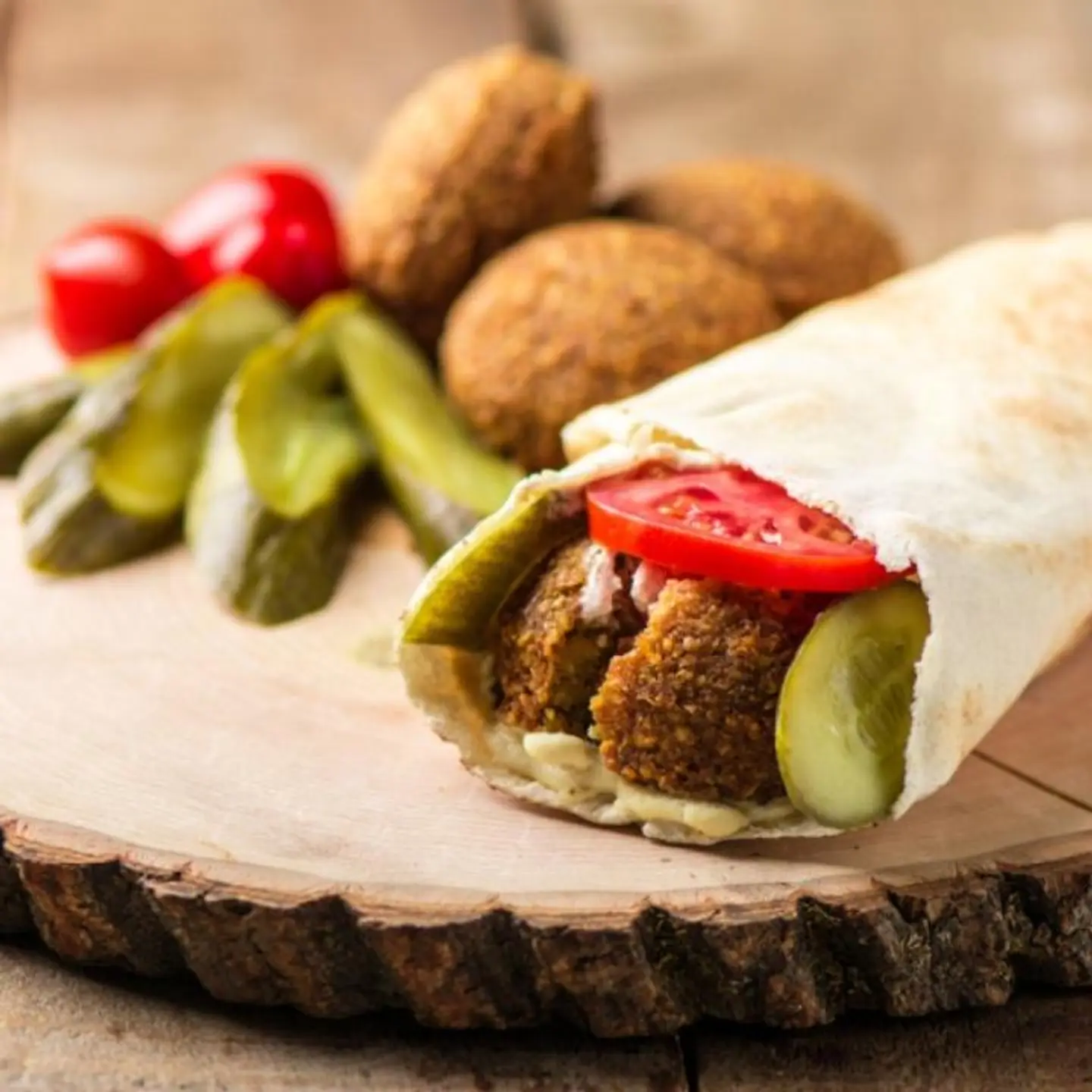 Falafel Egyptian Bread