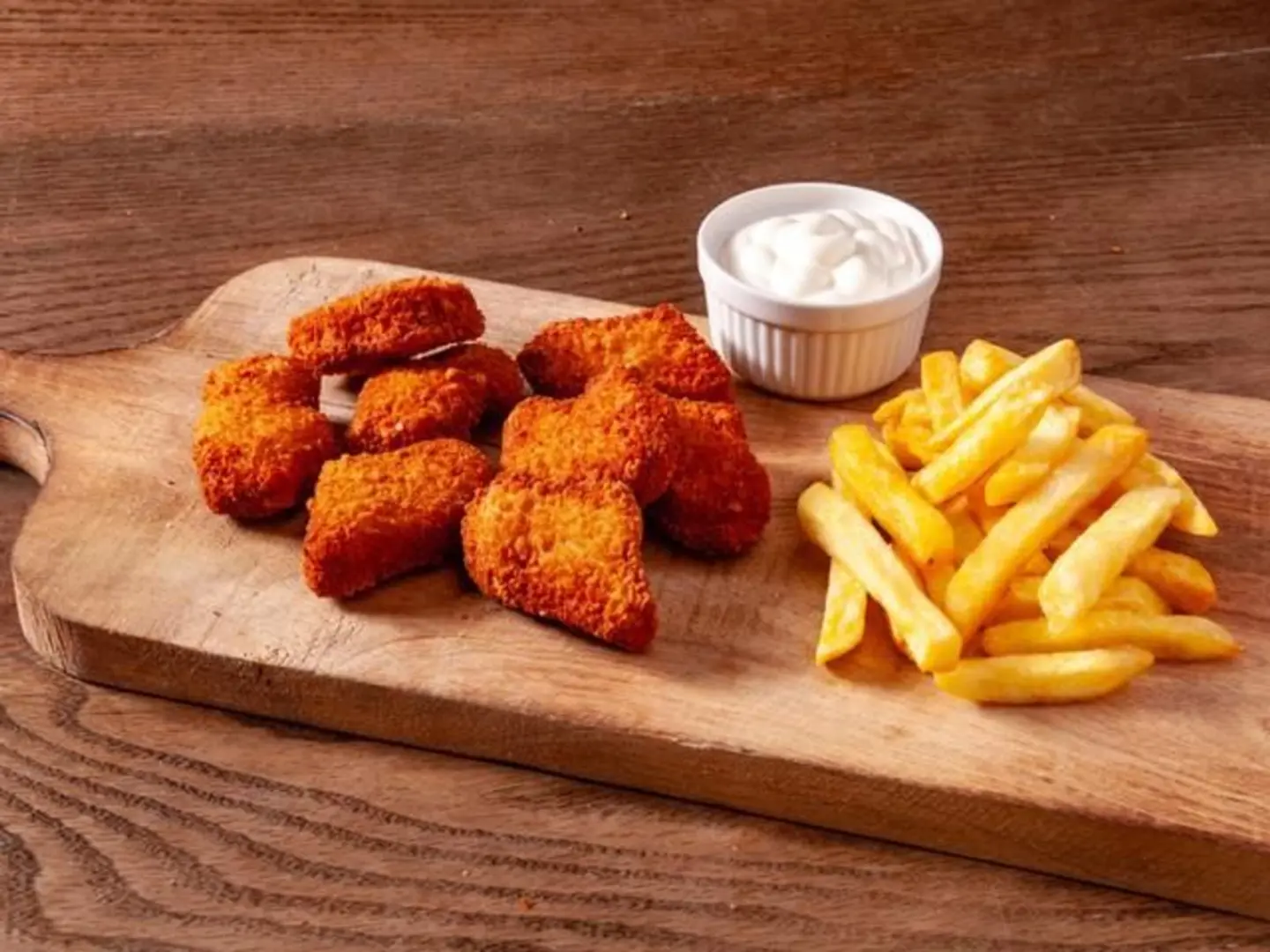 Chicken Nuggets With Fries