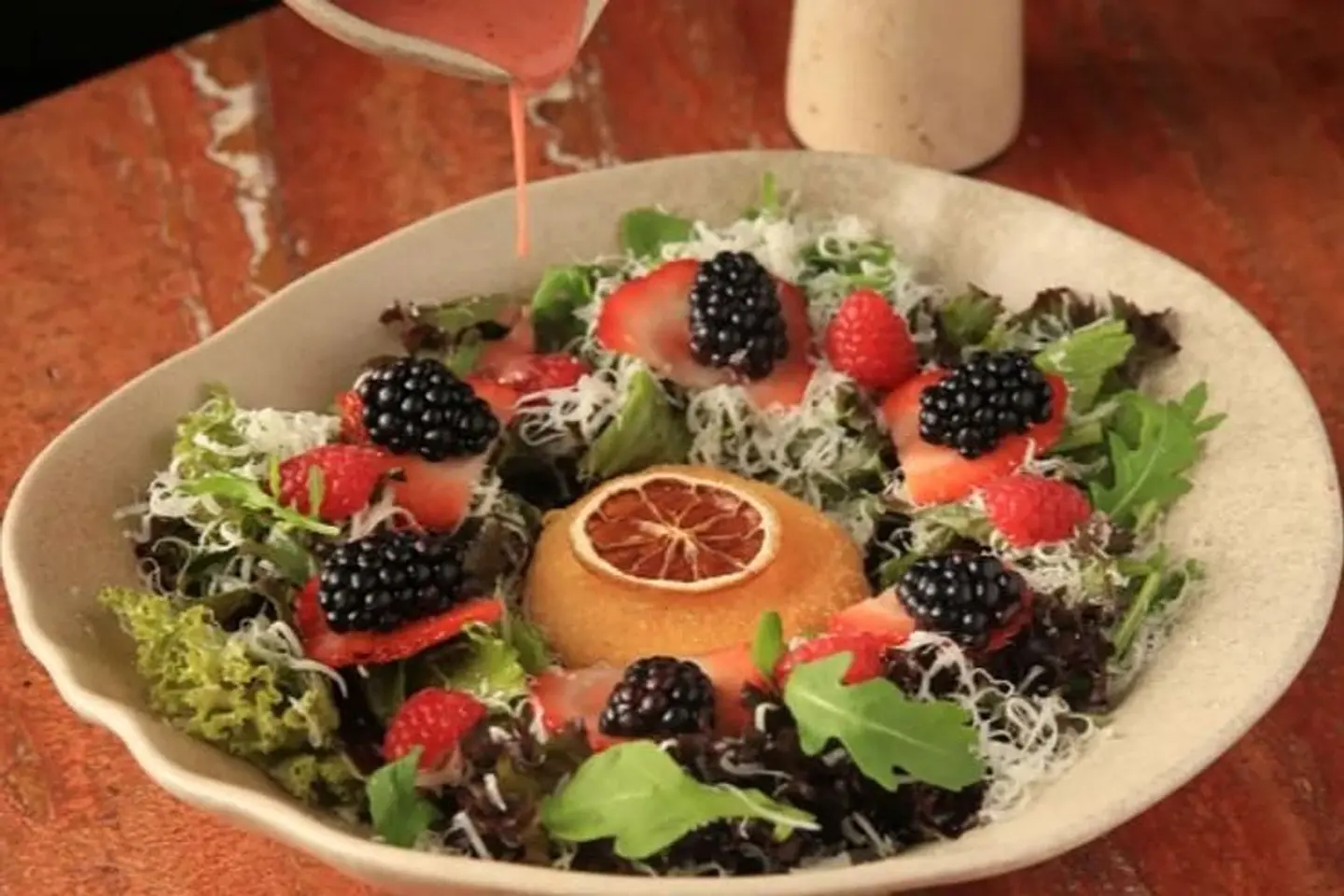 Berry Fried Salad