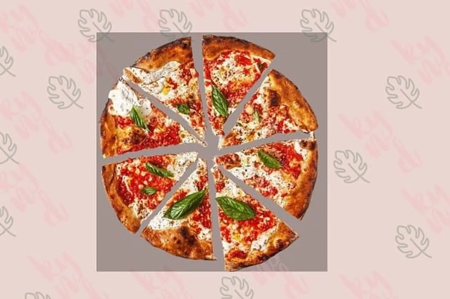 بيتزا المارغريتا النباتية