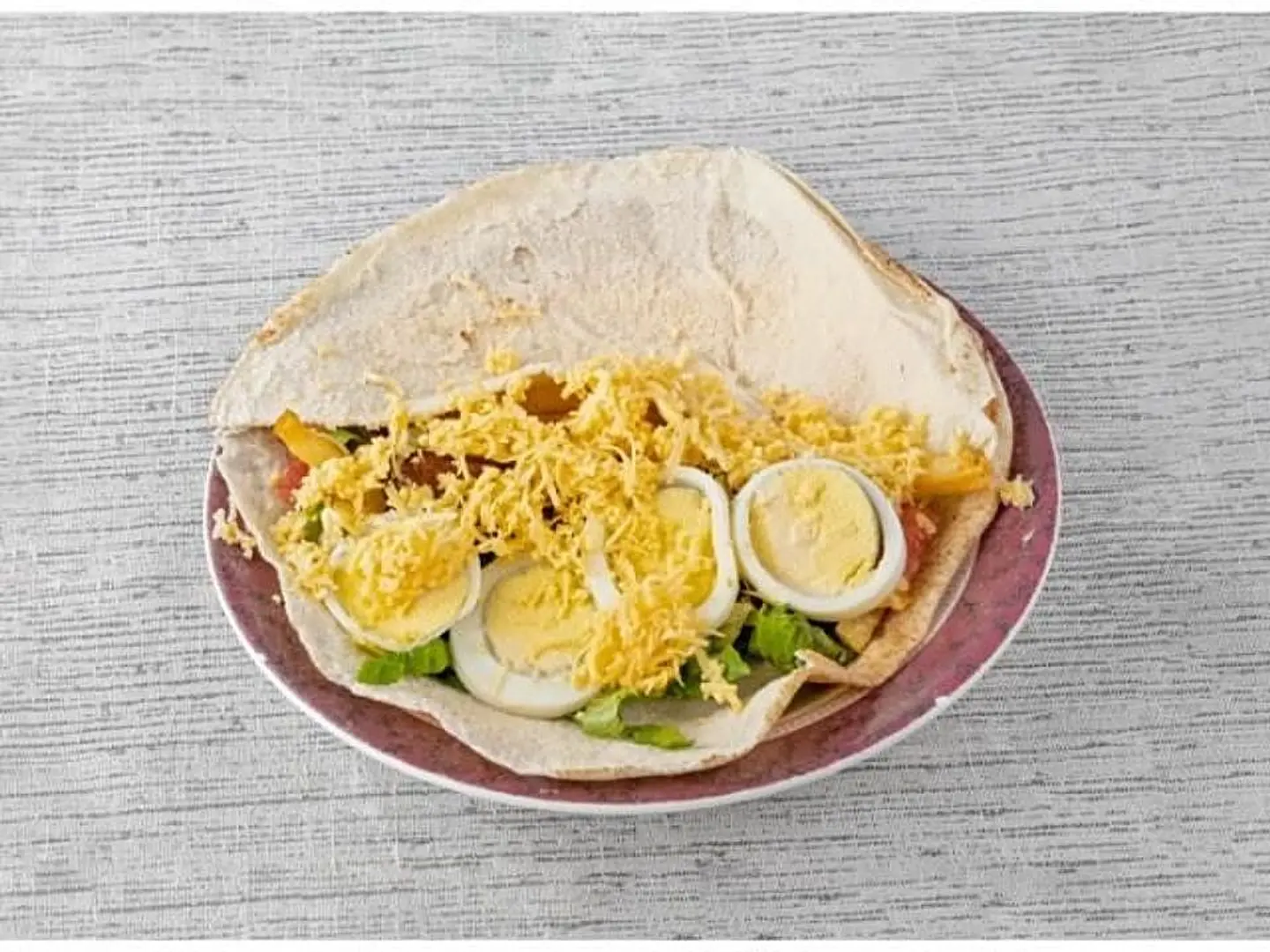 Fried Egg Falafel Sandwich