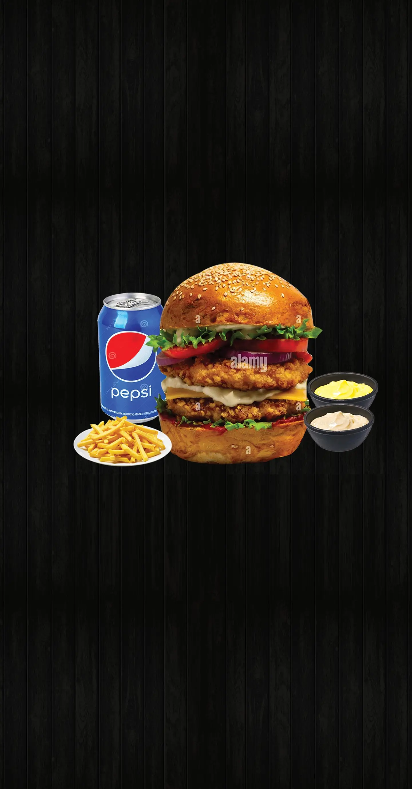 Double Chicken Burger