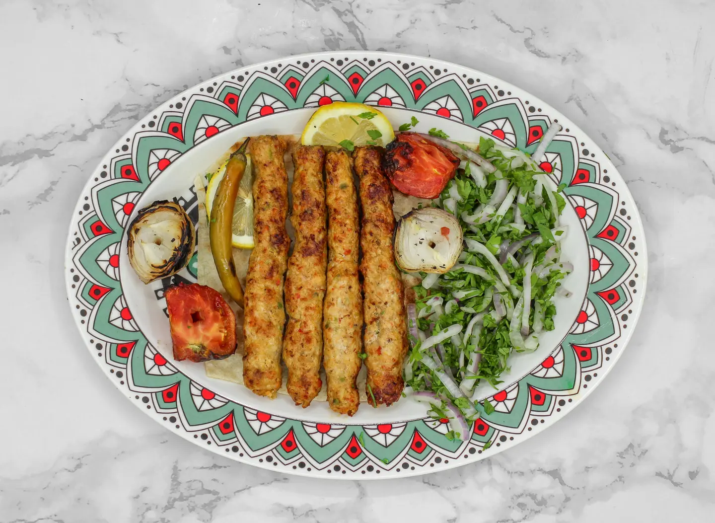 For One Person With Chicken Kebab