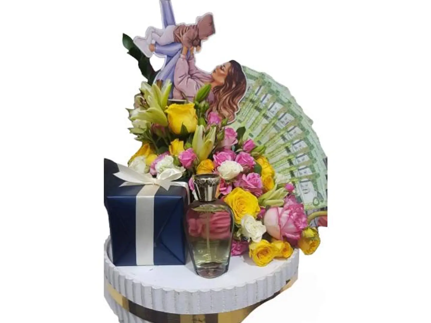 Vase With Fresh Flowers Without Currency 103