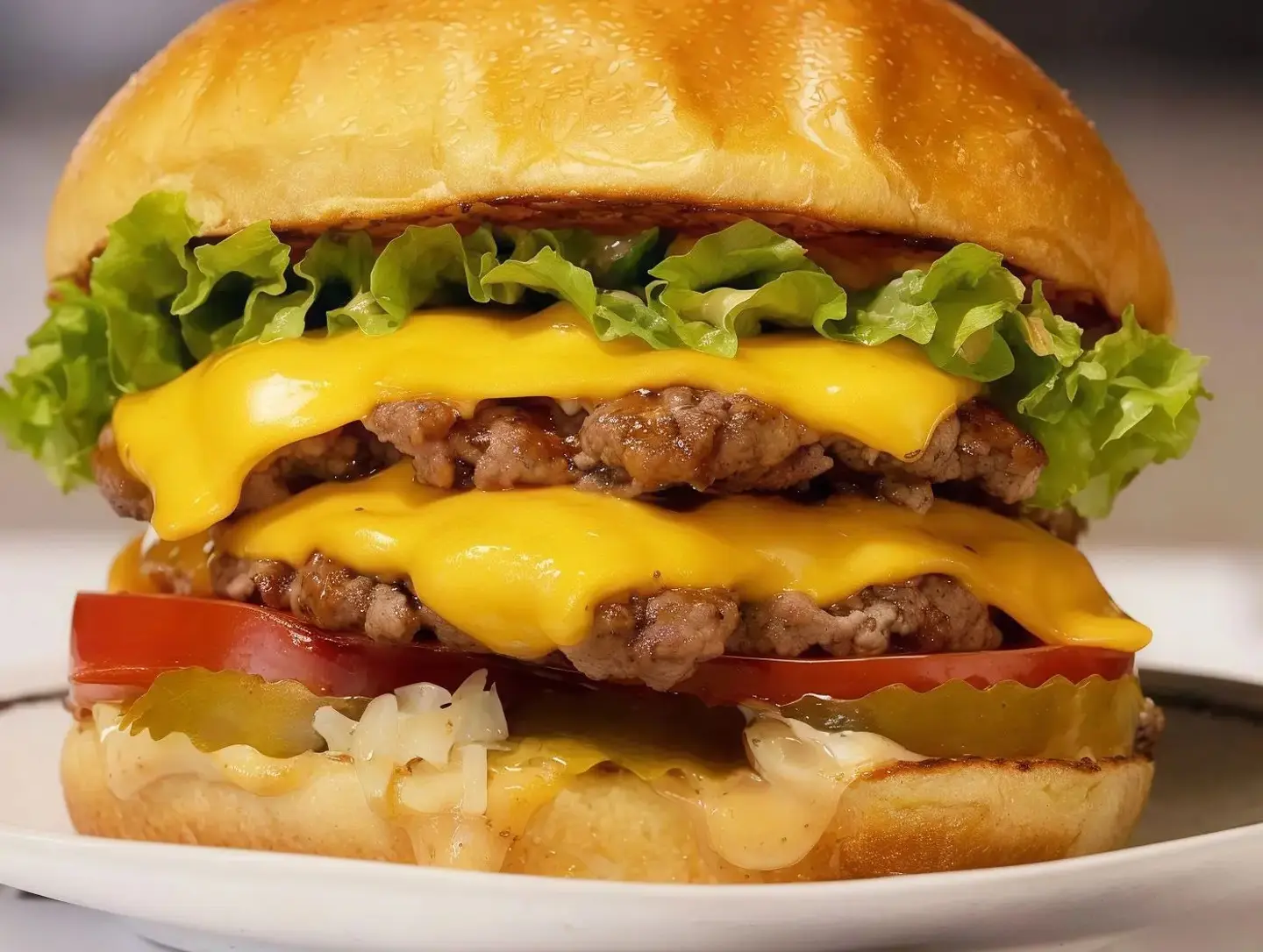 Double Grilled Beef Burger