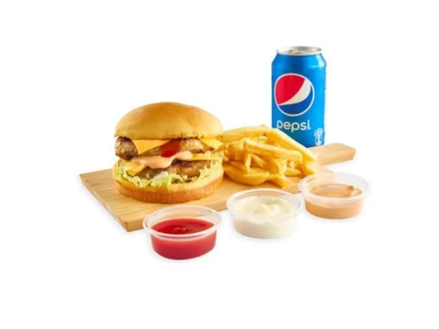 وجبة برجر دجاج