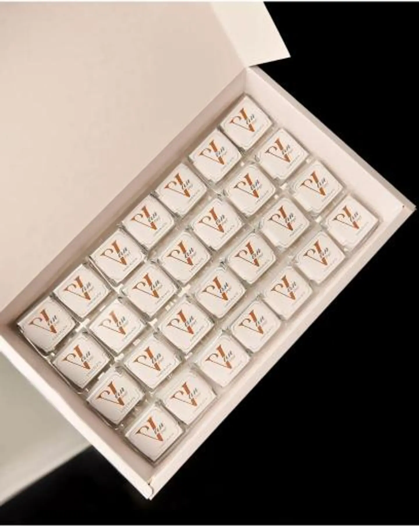 Belgian Chocolate Box With Delicious Wafer Pieces, 28 Pieces