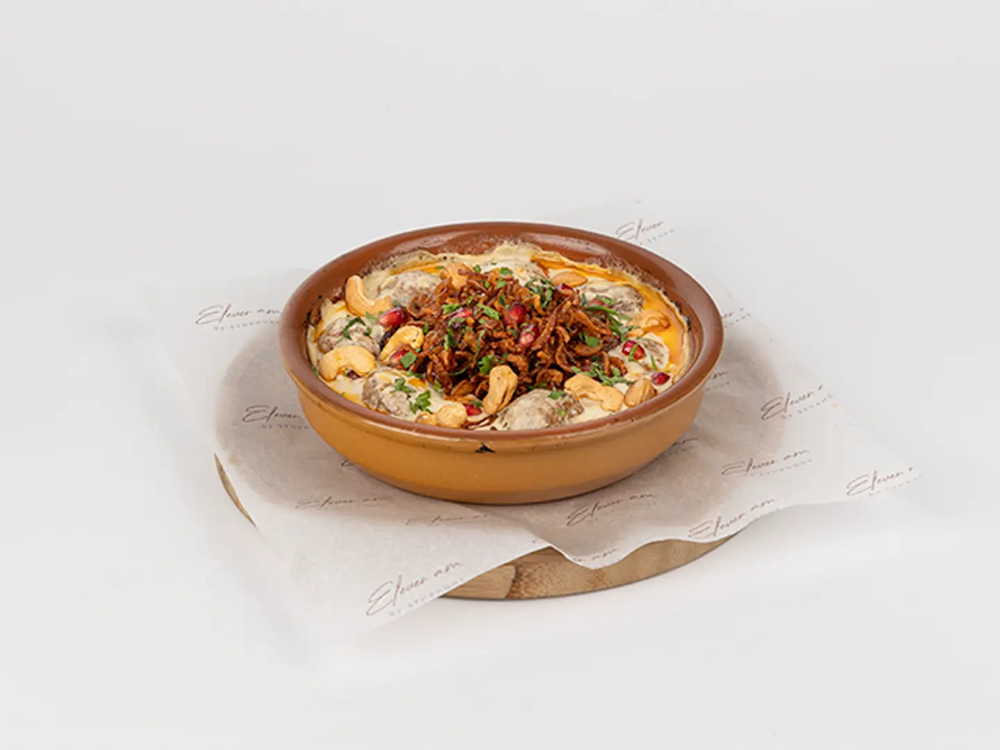 طاجن كرات اللحم بالطحينة
