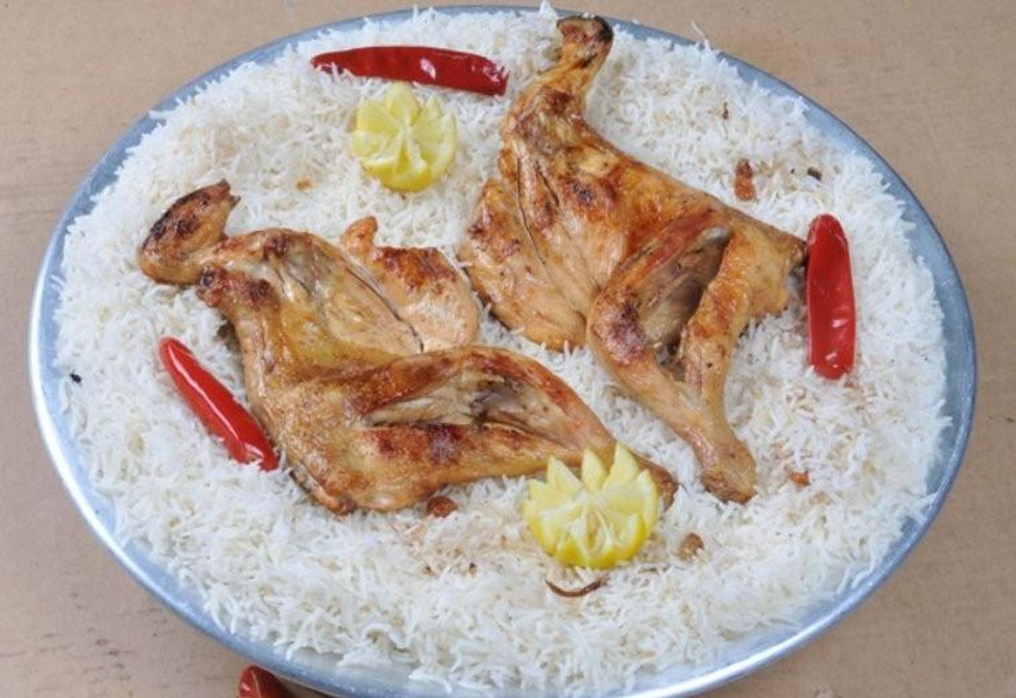Whole Charcoal Chicken With White Rice