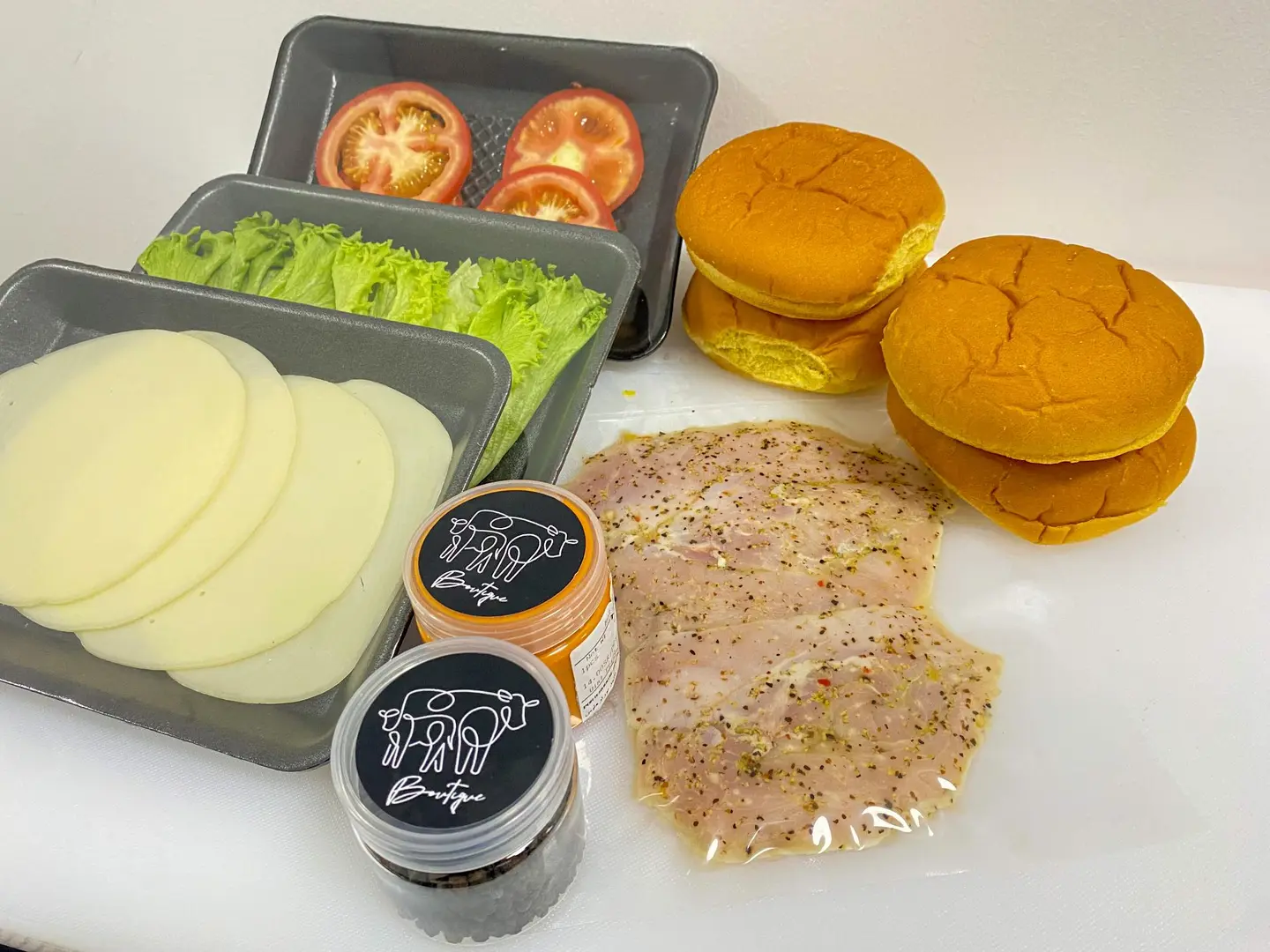 Grilled Chicken Burger Box
