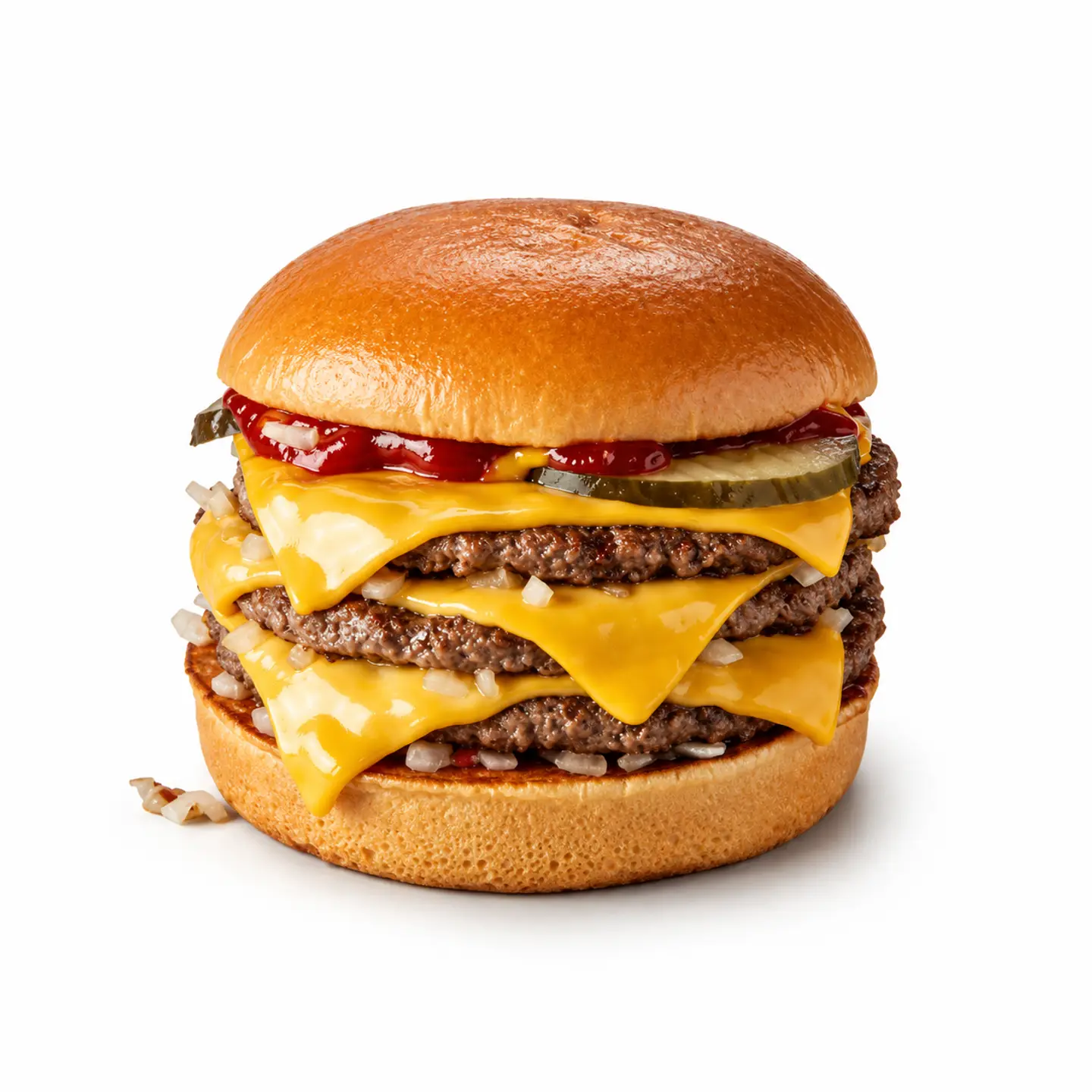 Triple Beef Or Chicken Burger
