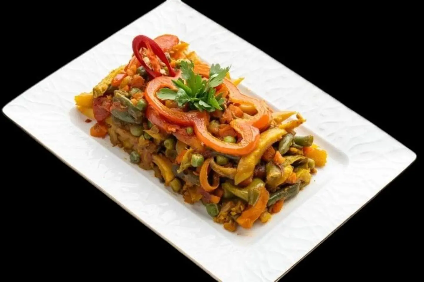 Oven Baked Mixed Vegetables