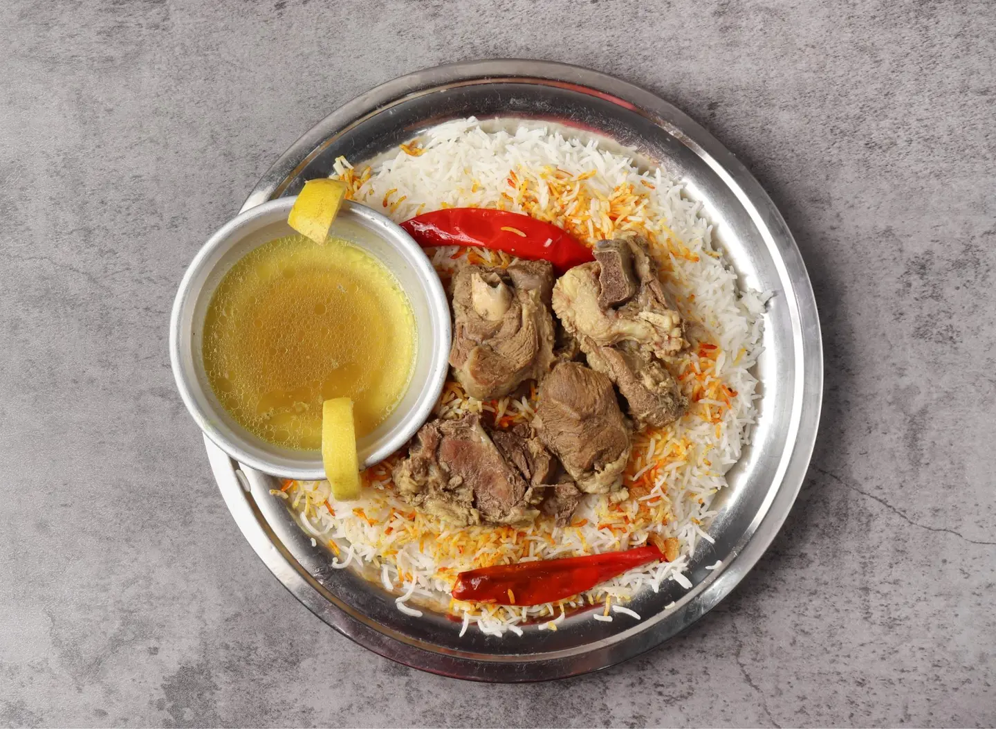 برمة لحم مع الرز