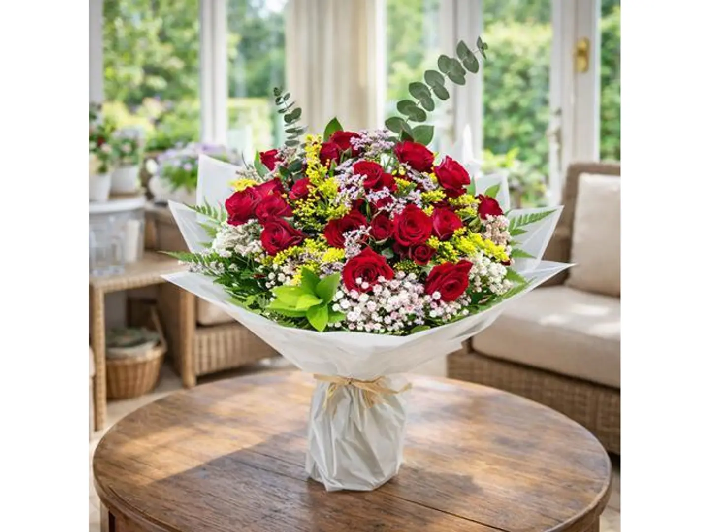 احمر غلاف ابيض ثمانية