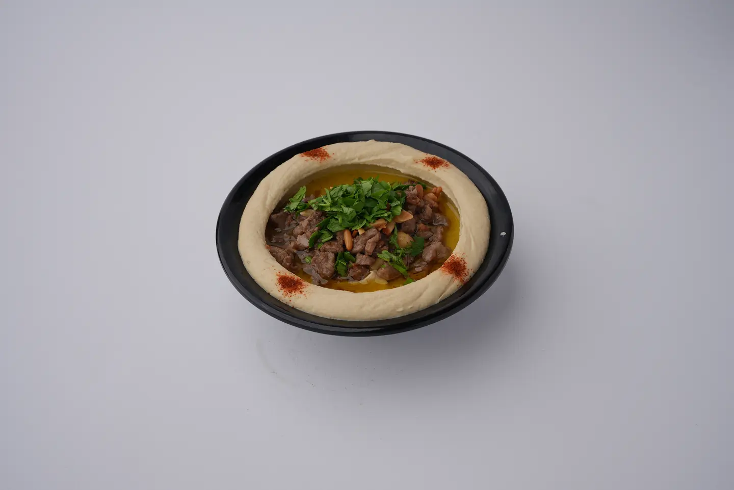 Hummus With Meat (Qawarma)