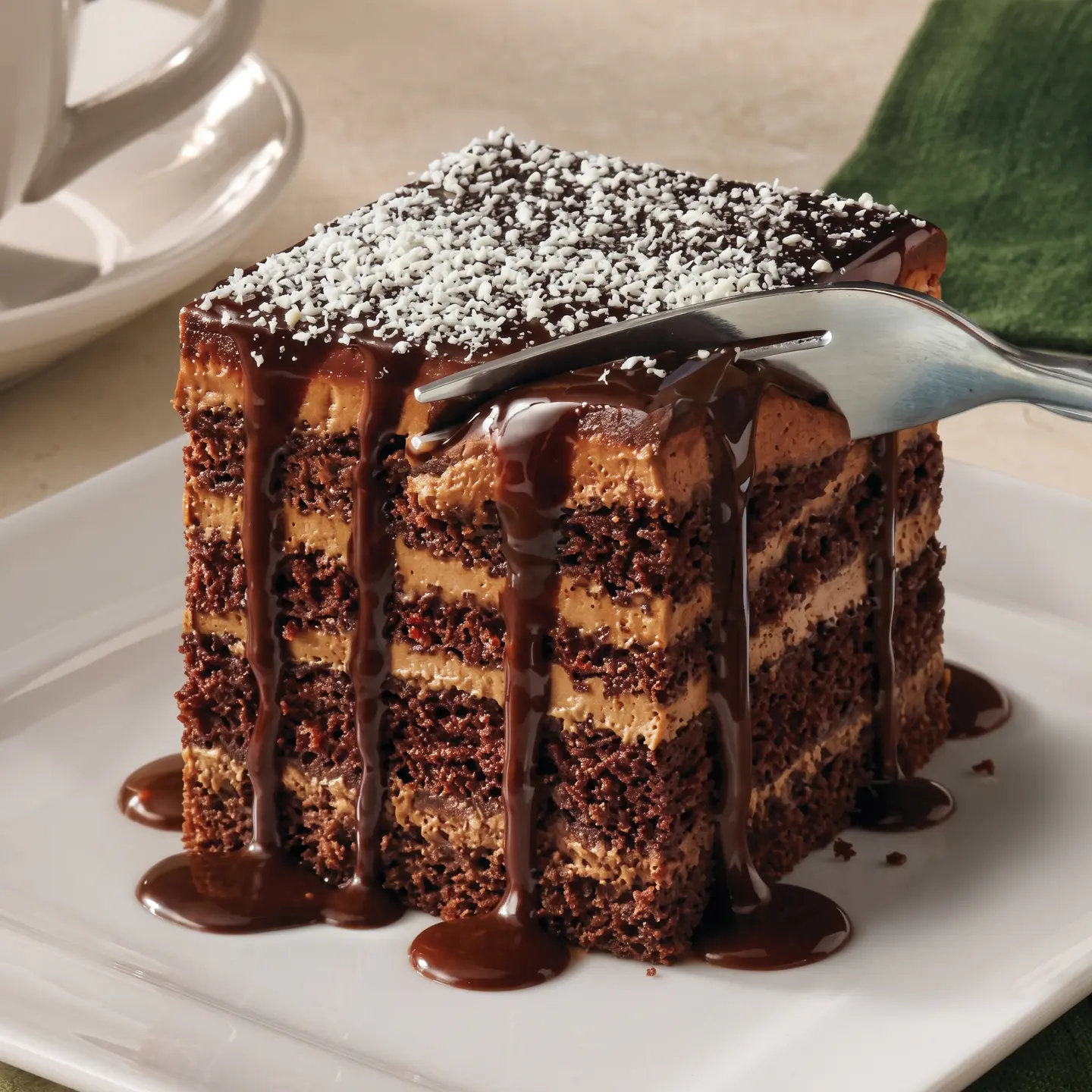 Chocolate Brownie Lasagna