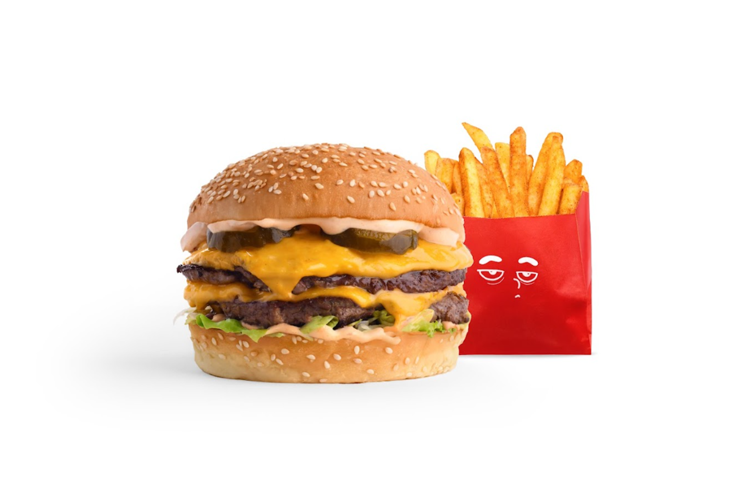 Classic Wagyu Burger With Fries