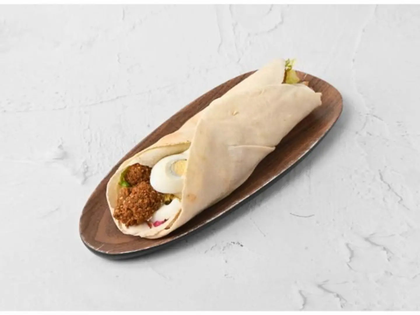 Falafel Sandwich With Egg