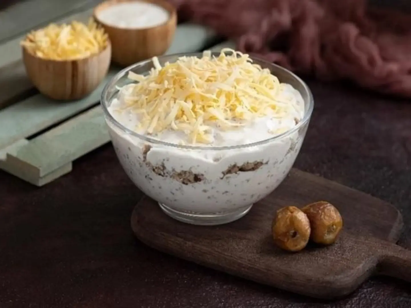 Masoub With Cream And Cheese