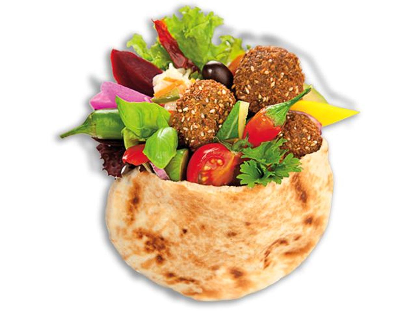 Mixed Falafel Sandwich