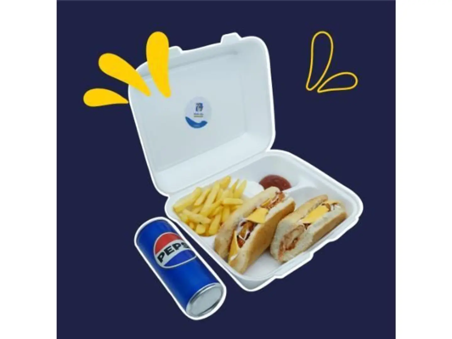 Jumbo Chicken Fillet Meal