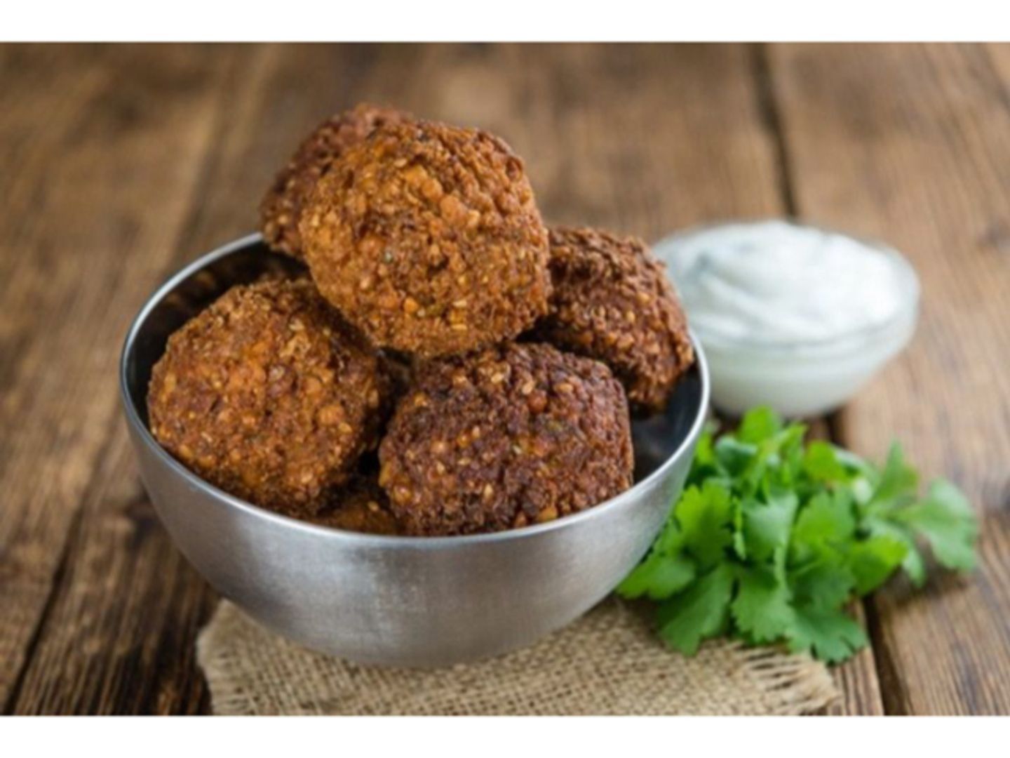 صحن فلافل صغير