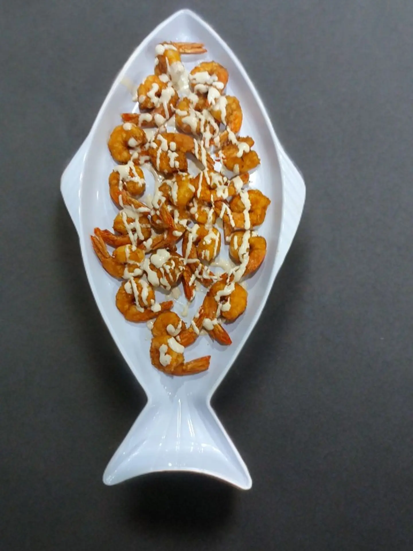 Fried Shrimp Tahini - For One Person
