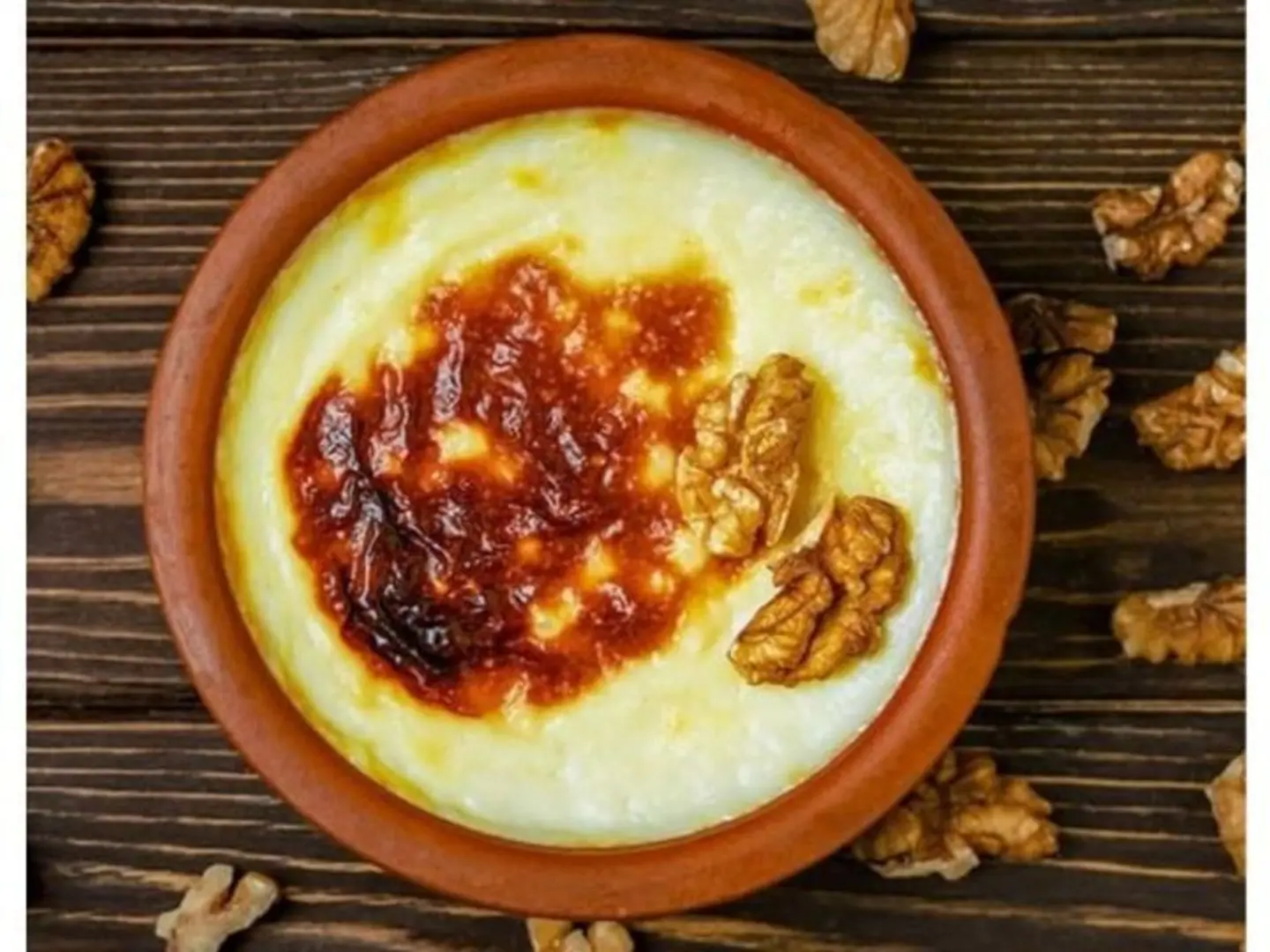 Baked Rice Pudding With Nuts