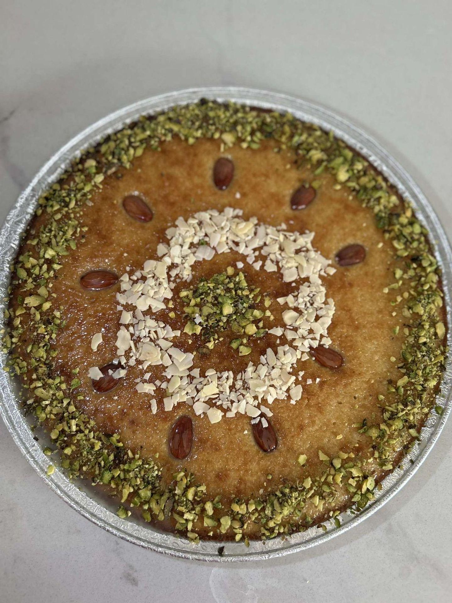 Basbousa With Nuts, With Syrup