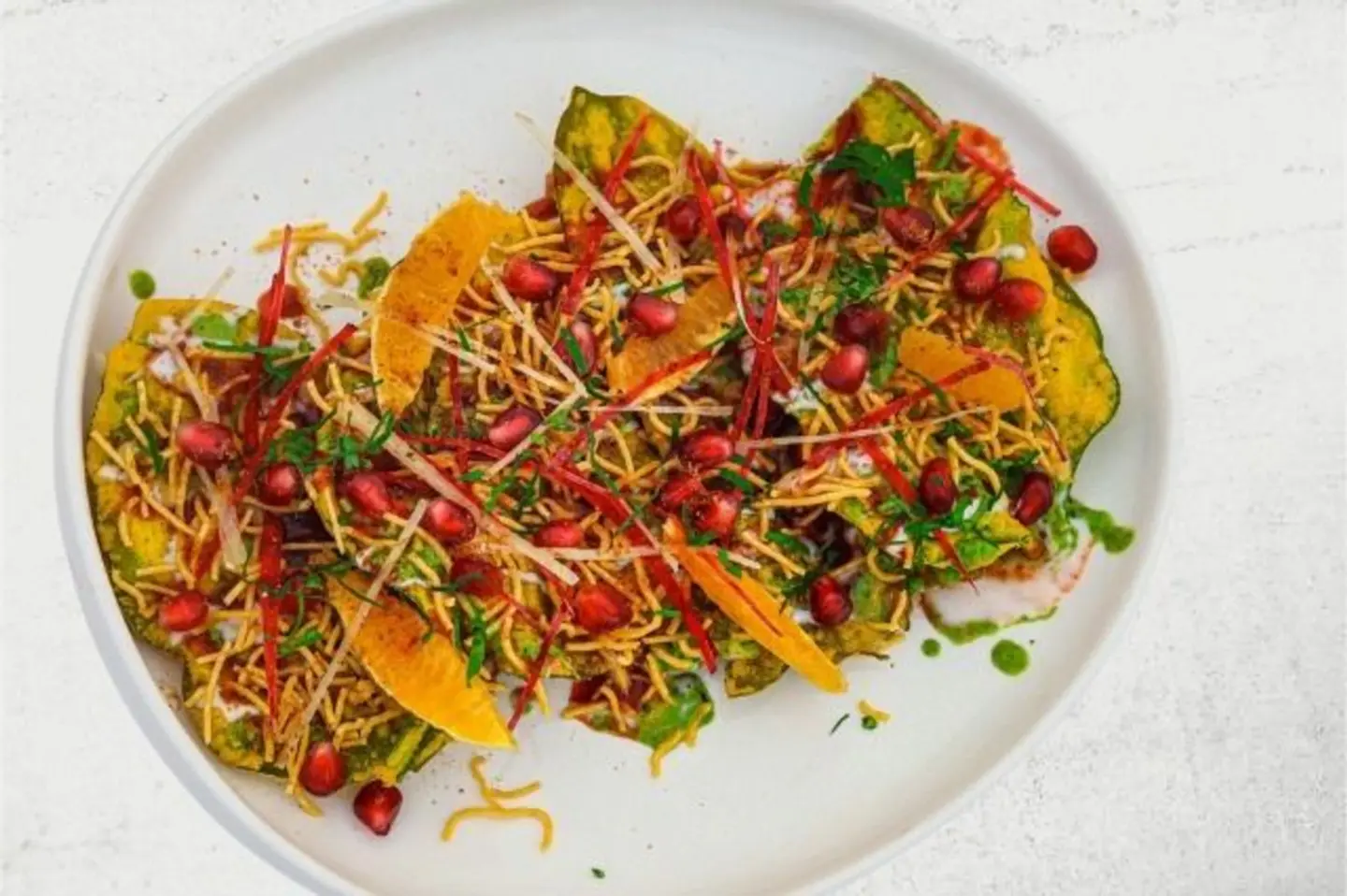 طبق بالاك باتا شات الهندي