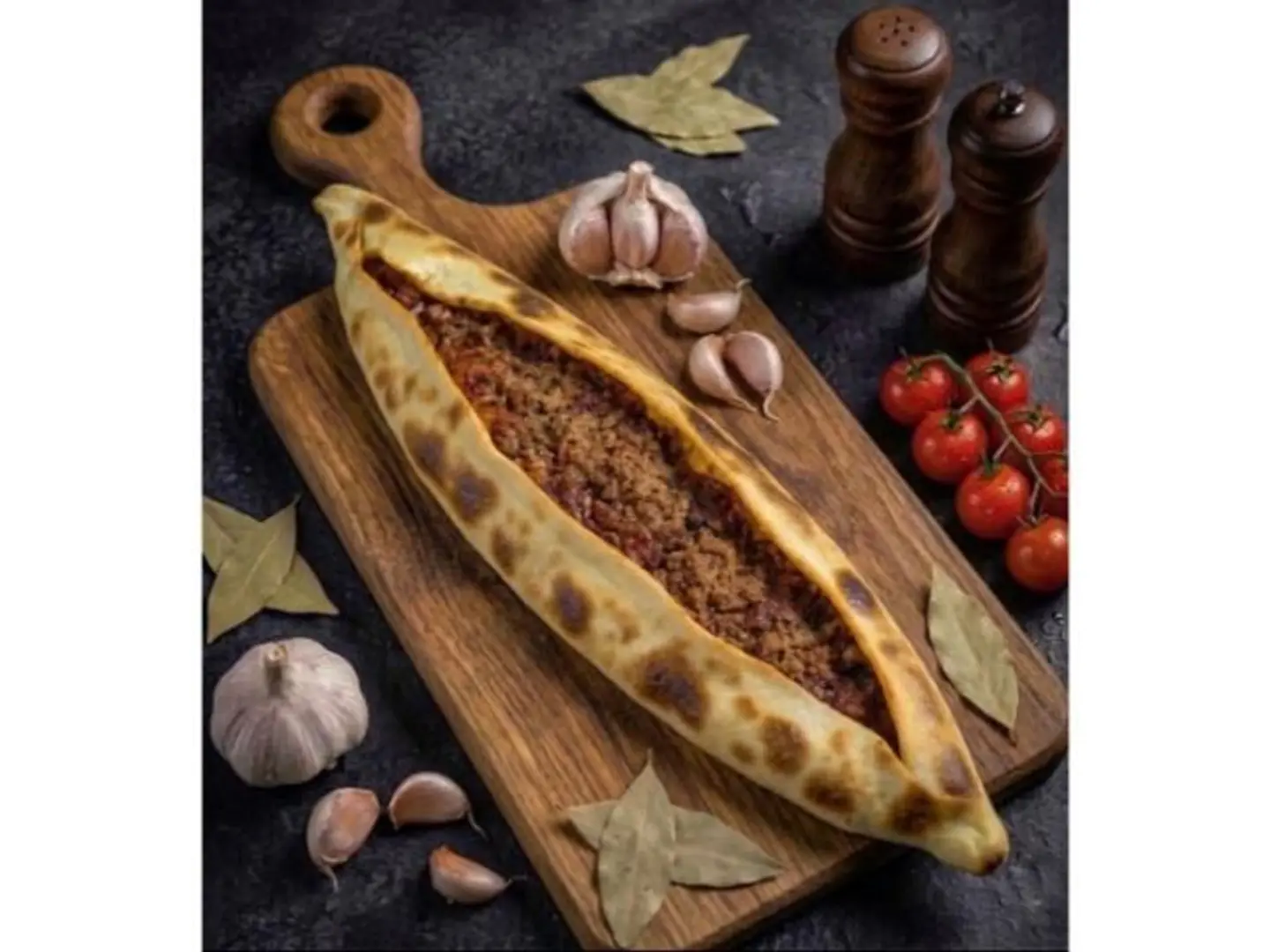 Mixed Muhammara And Meat Pie