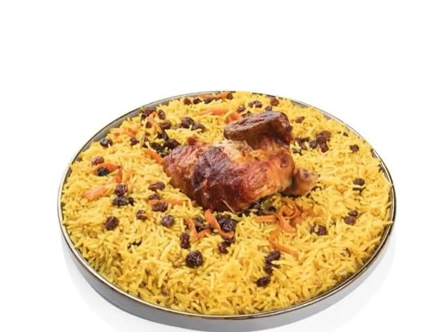 Quarter Grilled Chicken With Rice