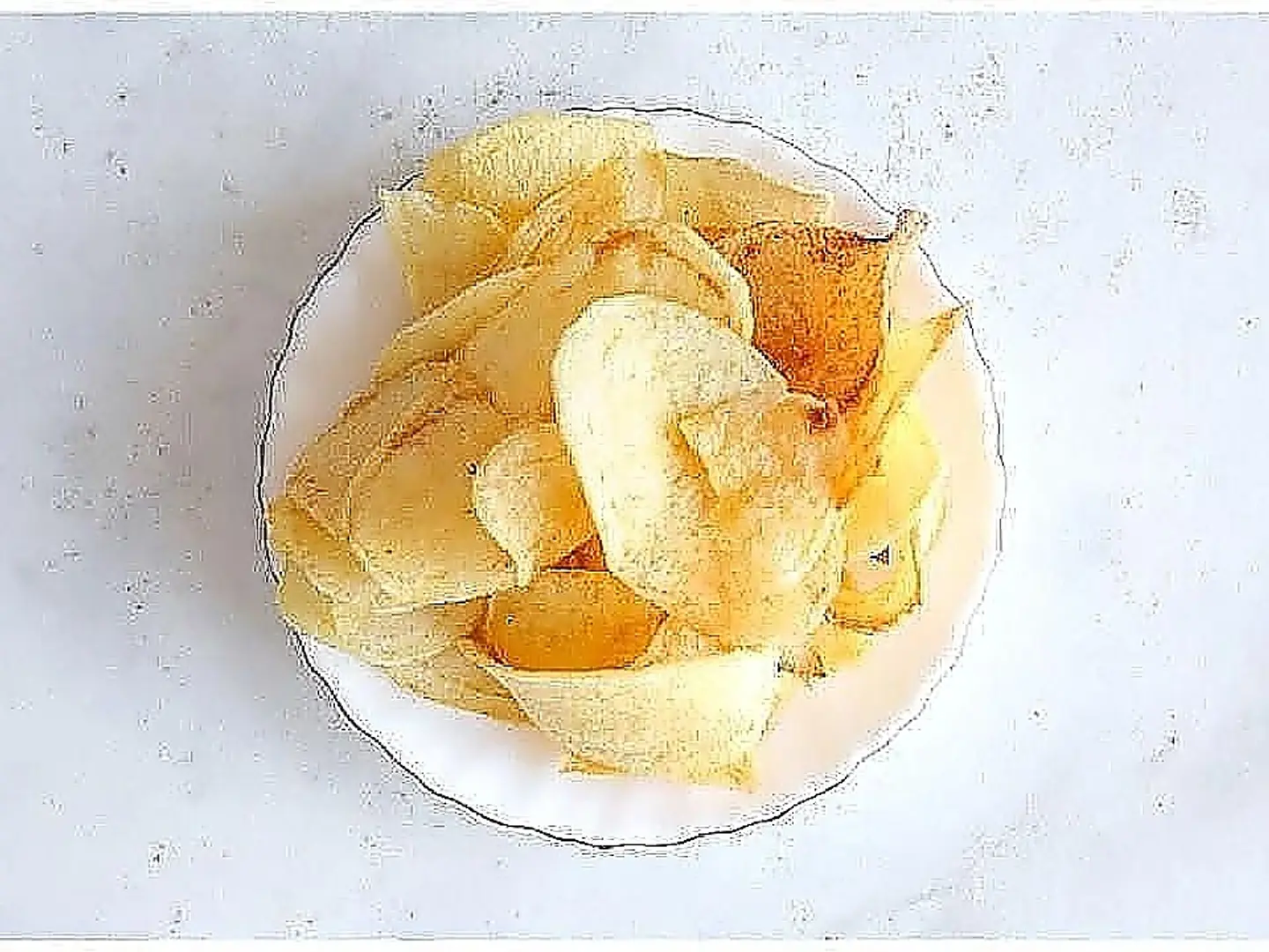 صحن بطاطس شبس