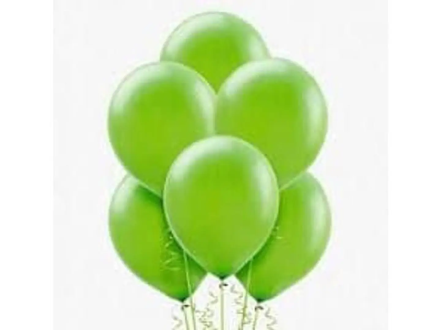 بالون هيليوم 6 حبات أخضر