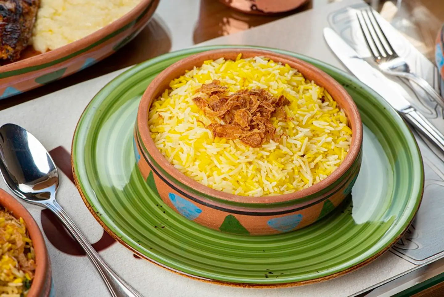 ارز بالزعفران