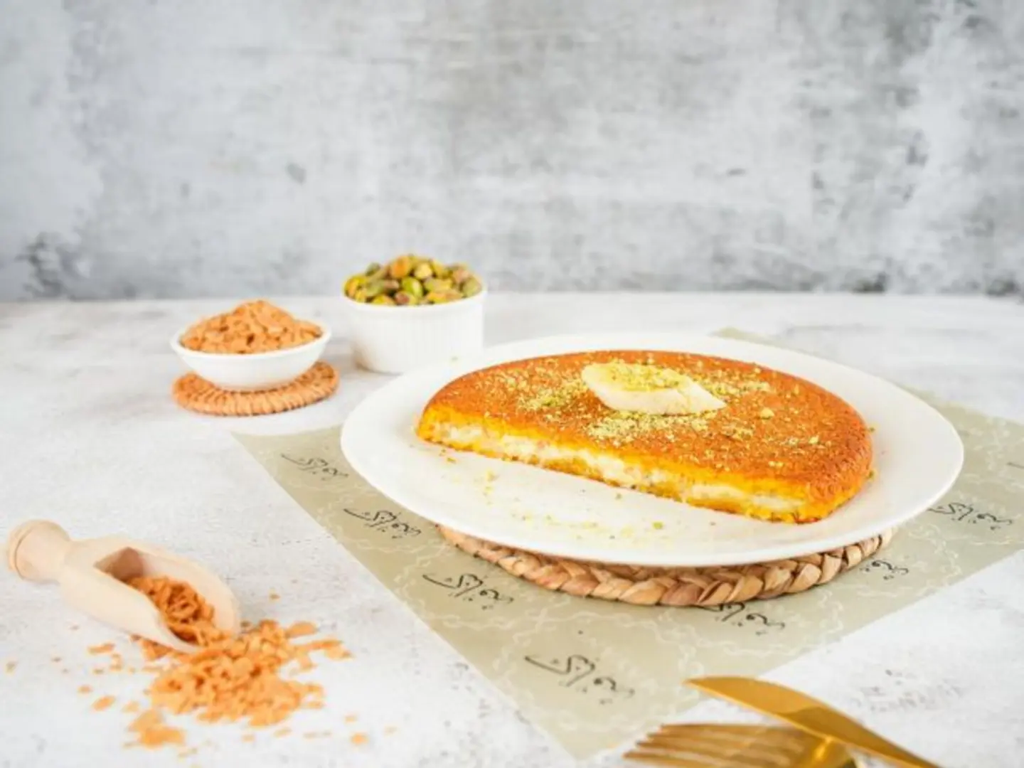 Nabulsi Kunafah With Banana And Cream Medium