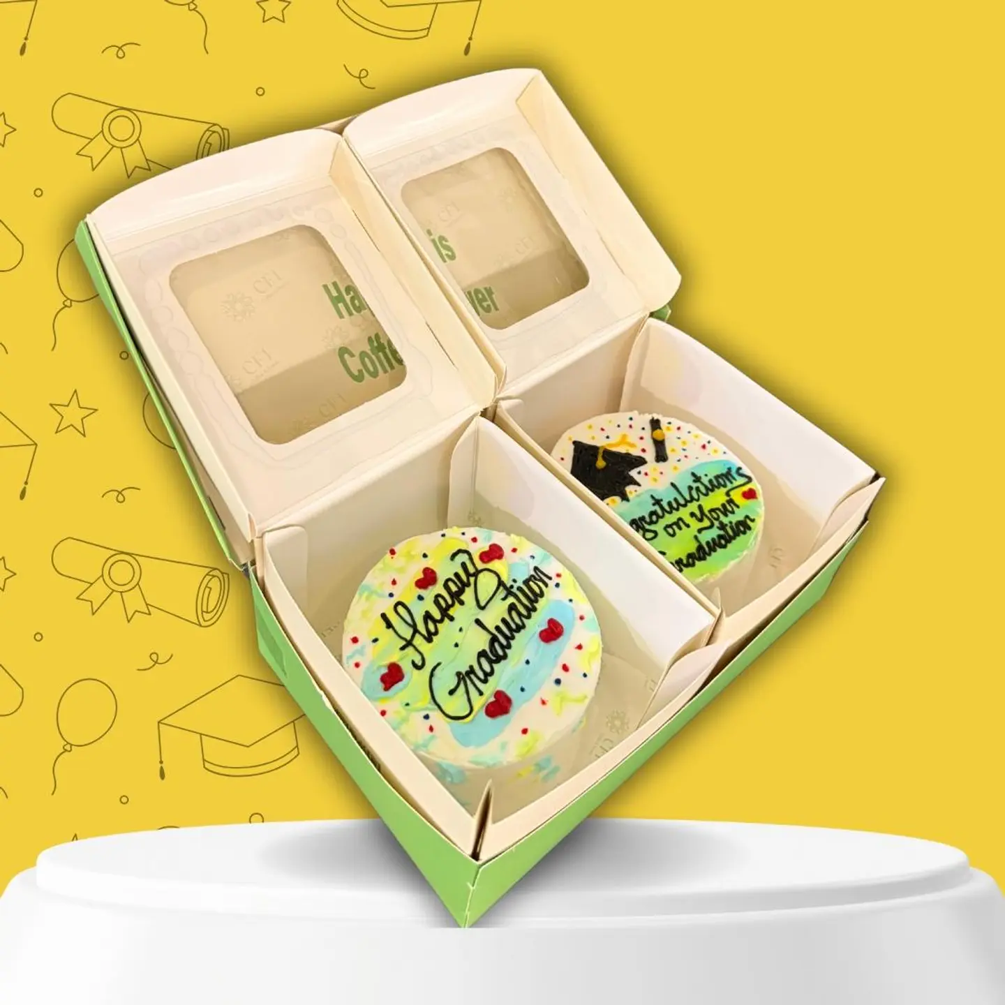 Graduation Box 2 Bento Cake