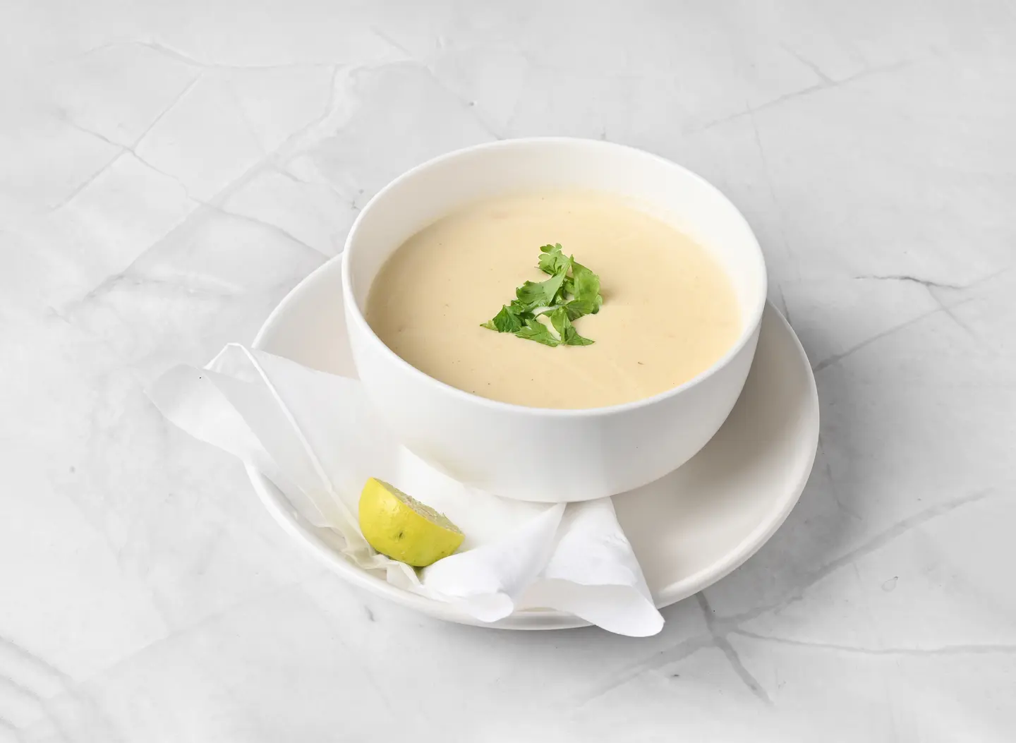 شوربة دجاج بالكريمه