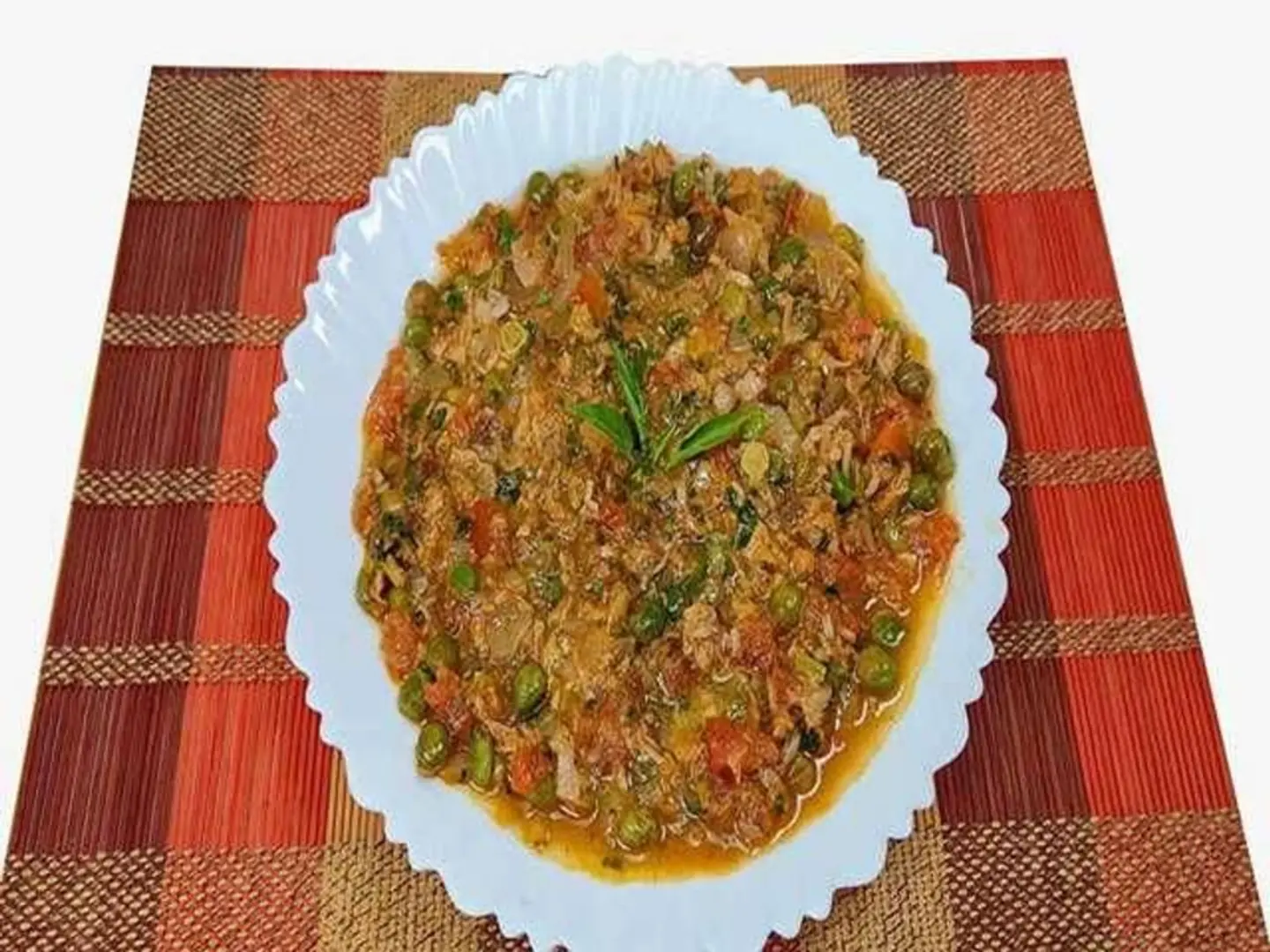 Tuna Peas Plate