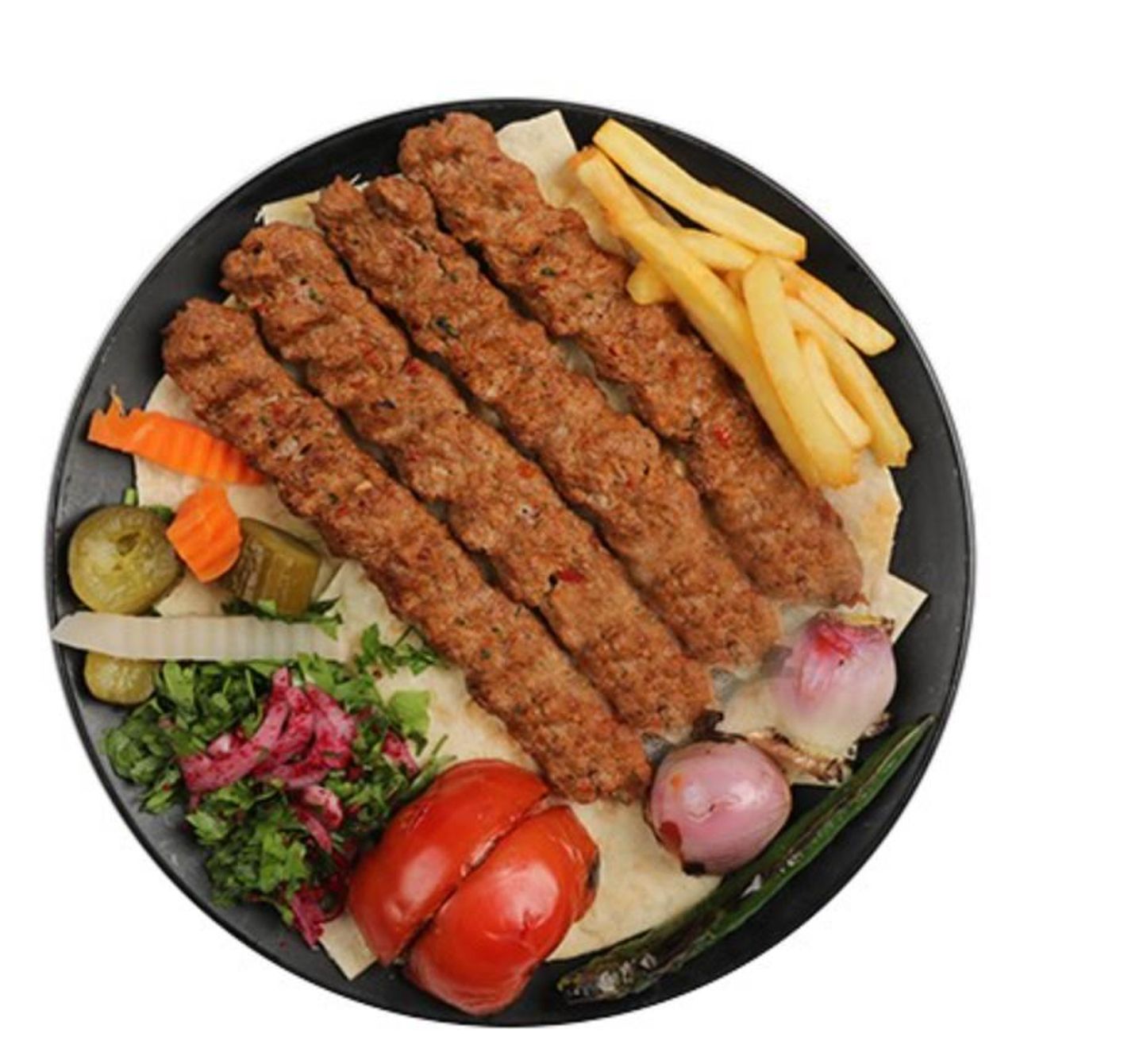 نص كيلو كباب لحم