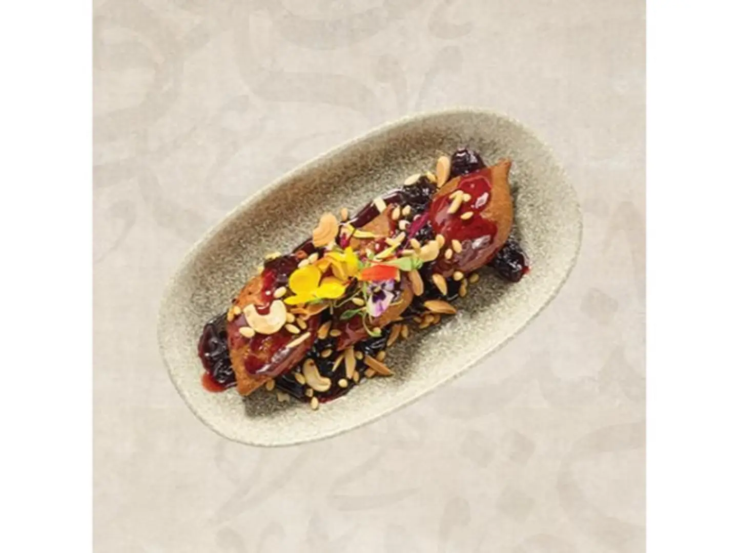 Fried Kibbeh With Cherries