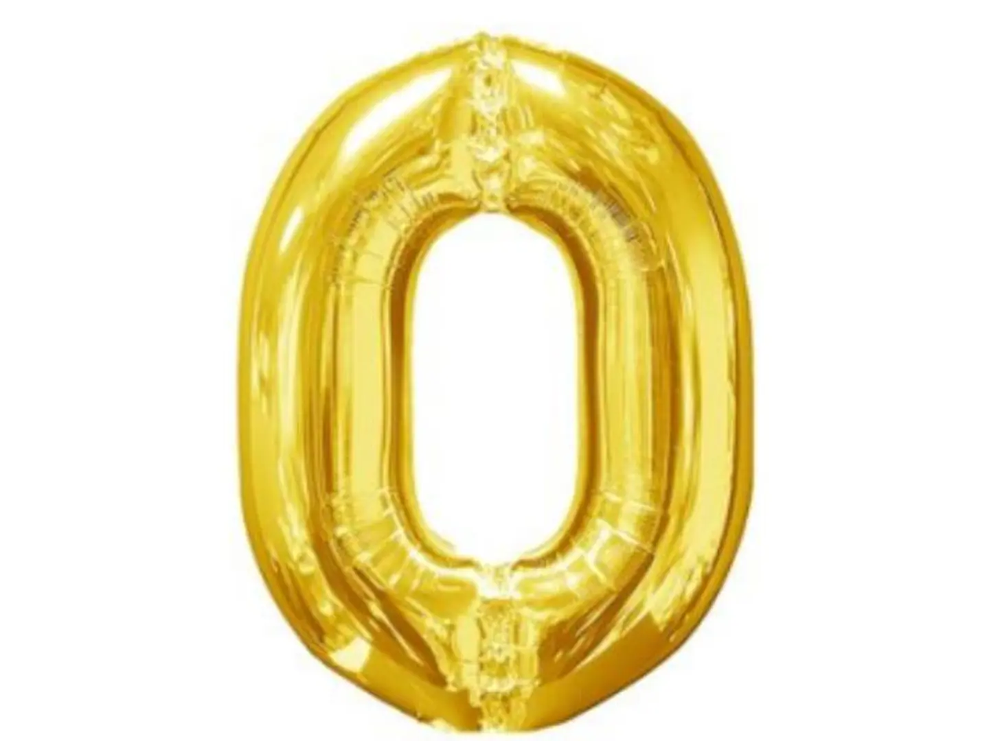 بالون هيليوم ذهبي رقم 0
