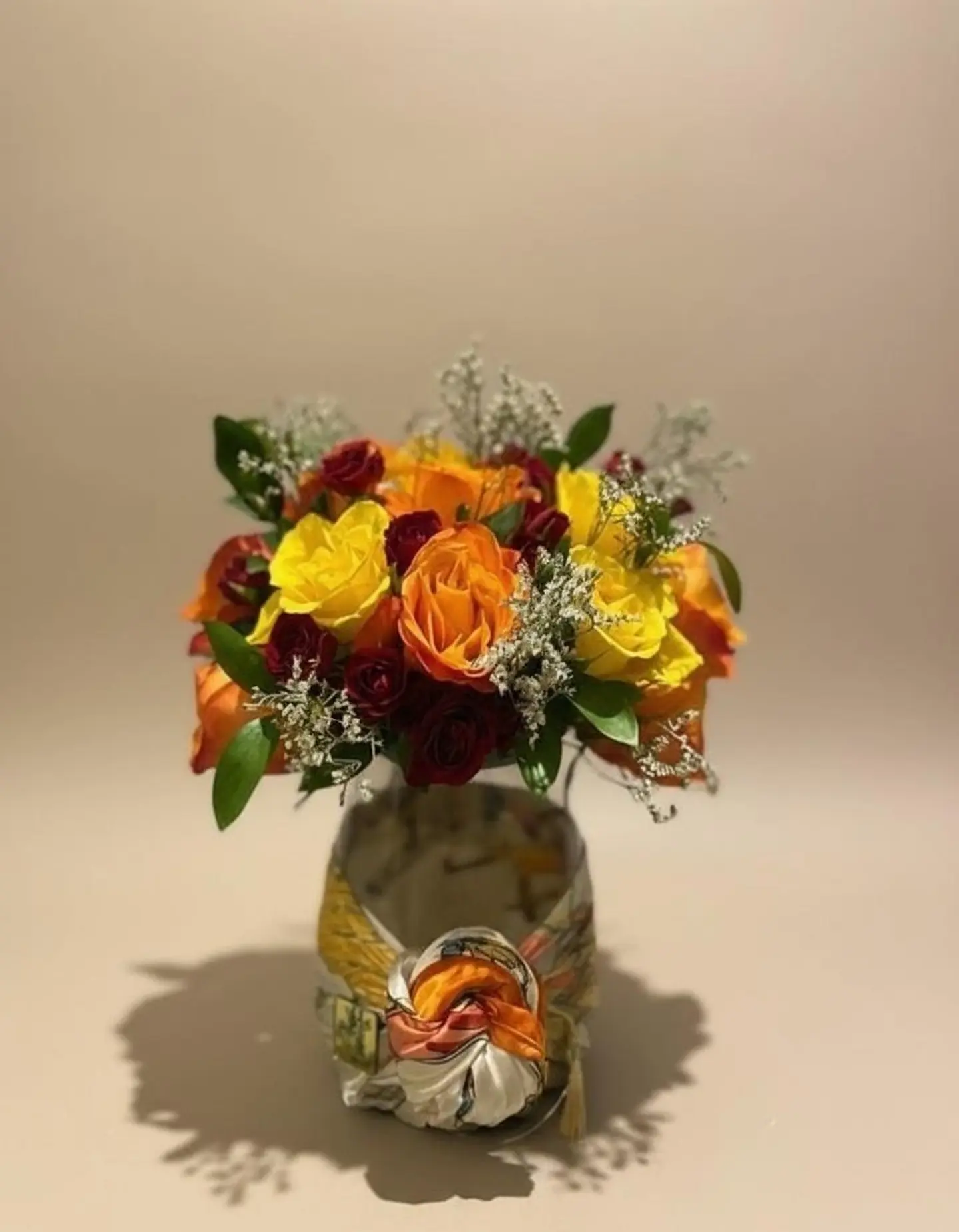 فازة الشال الاورنج