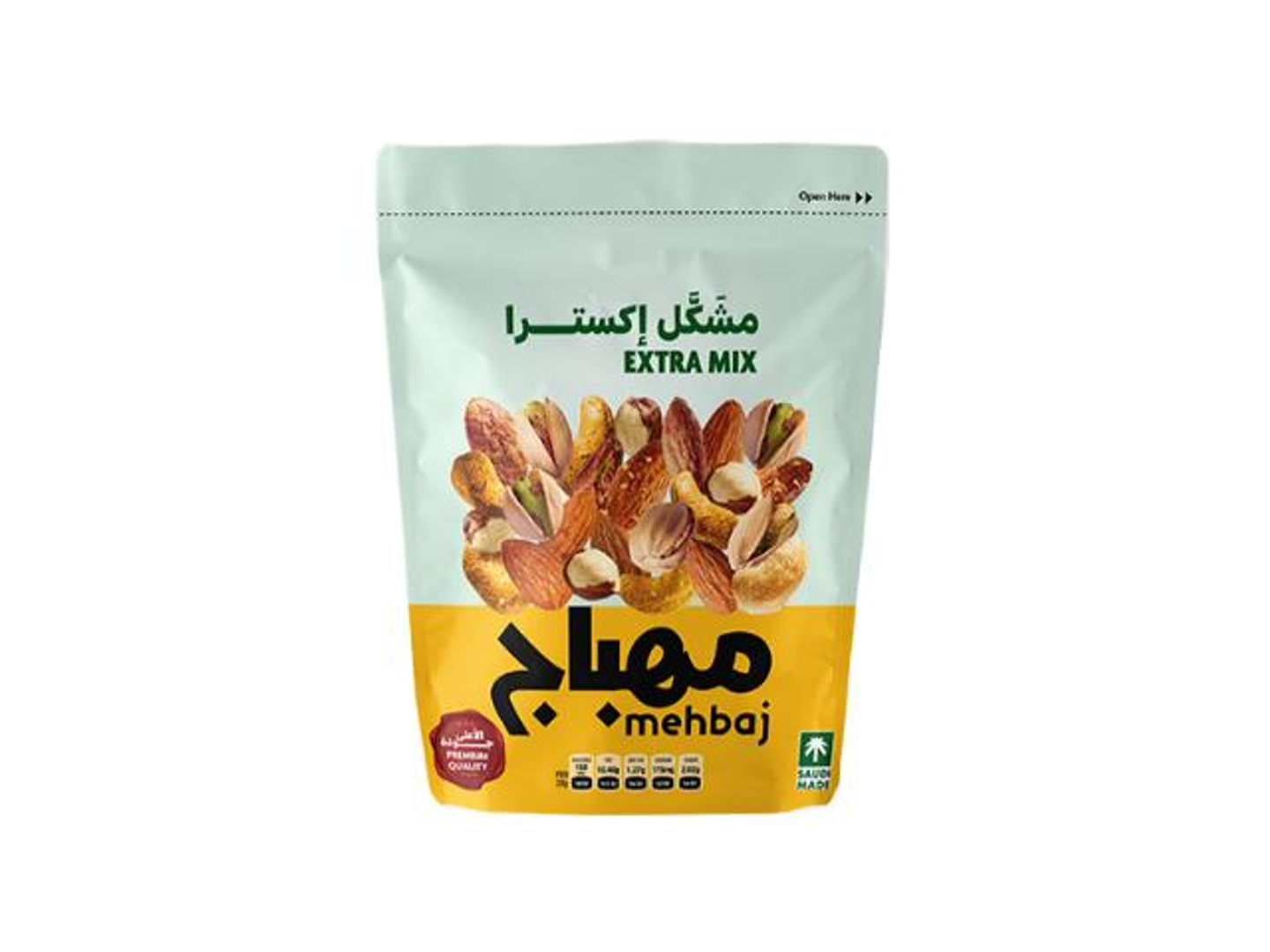 مكسرات مشكله اكسترا المهباج كيس 250غ